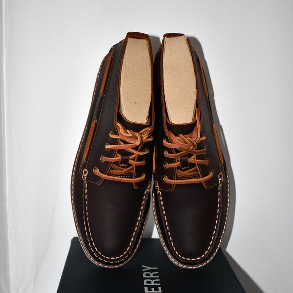 Sperry Men\'s Water-Resistant Double Sole Chukka Boots Dark Tan Size: 11 #STS2578